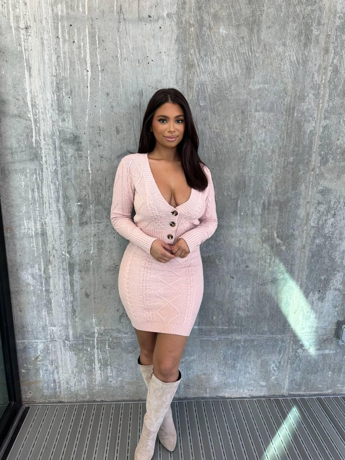 ARIA CABLE KNIT THREE PIECE SKIRT SET (More Colors)