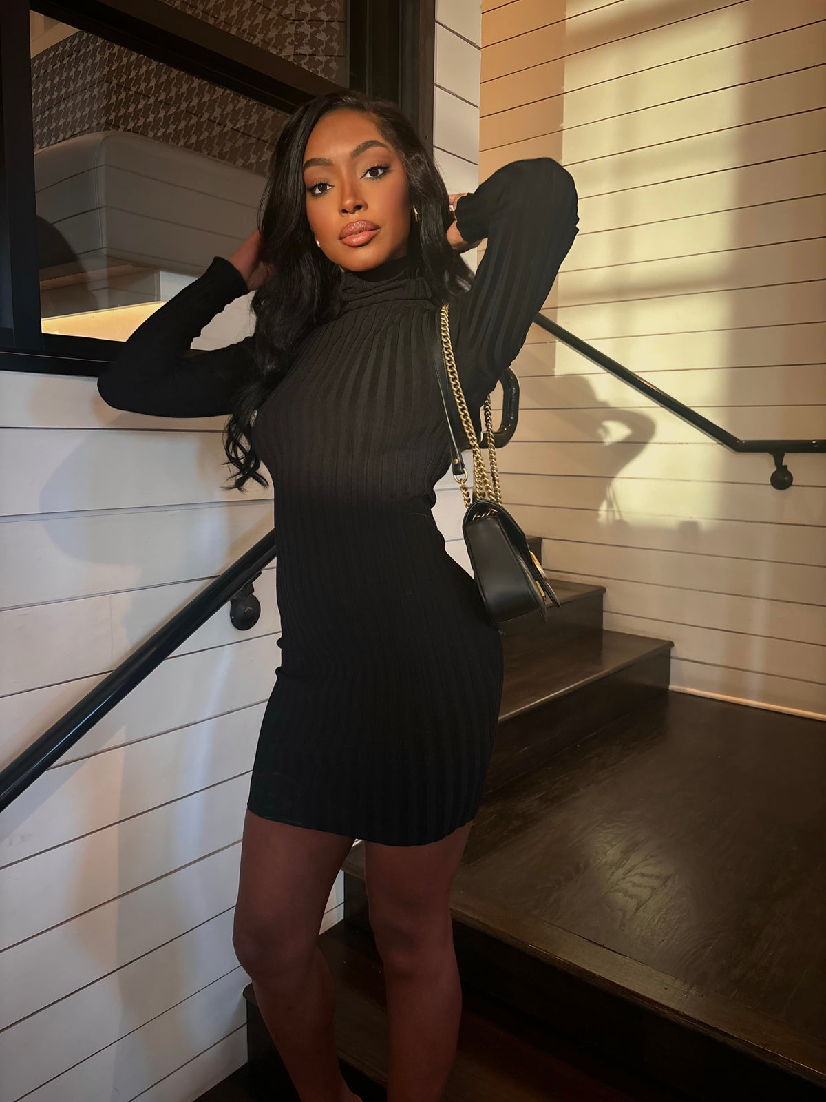 Cipriana Ribbed Mini Dress (More Colors)