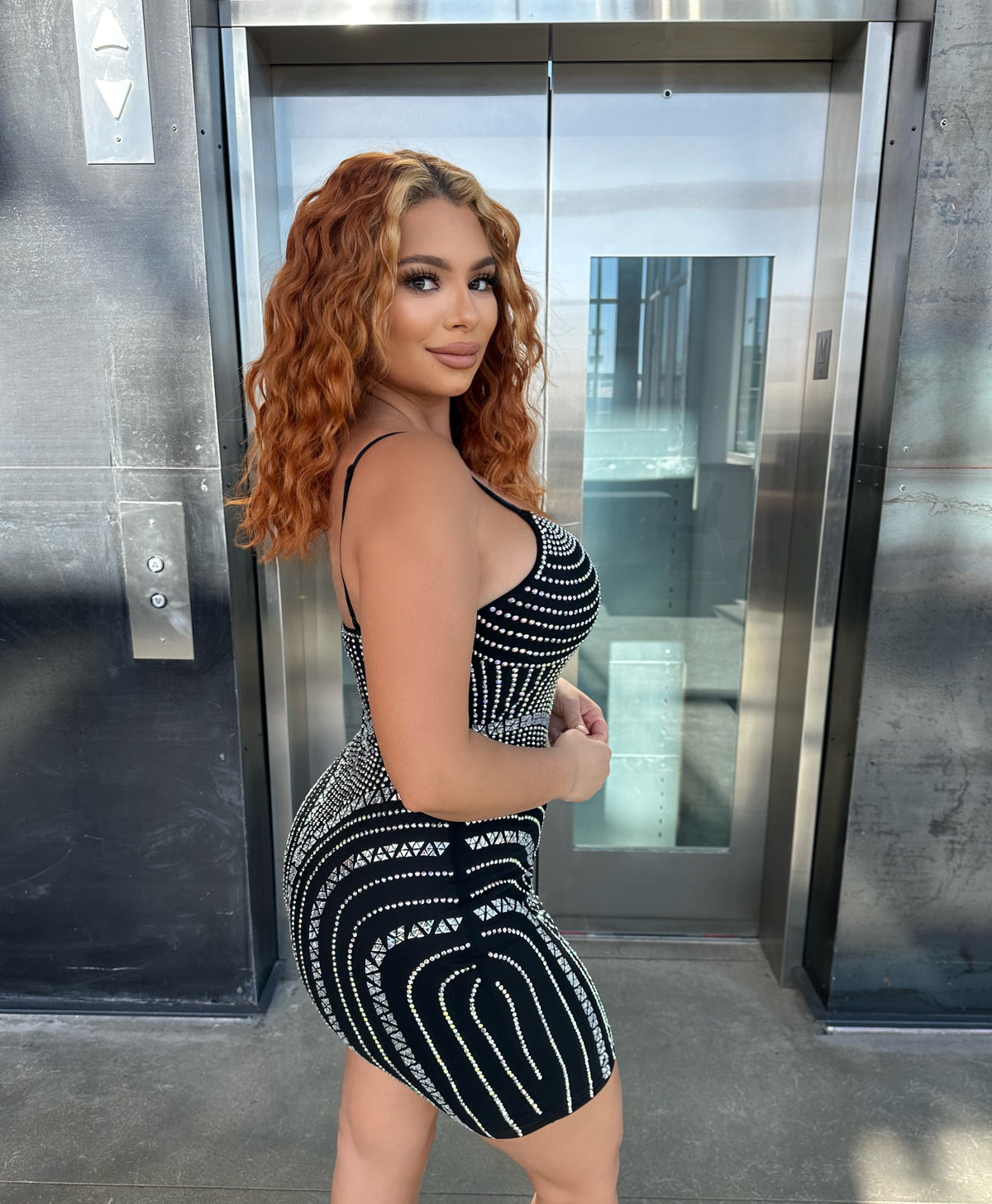 Jessica Embellished Mini Dress