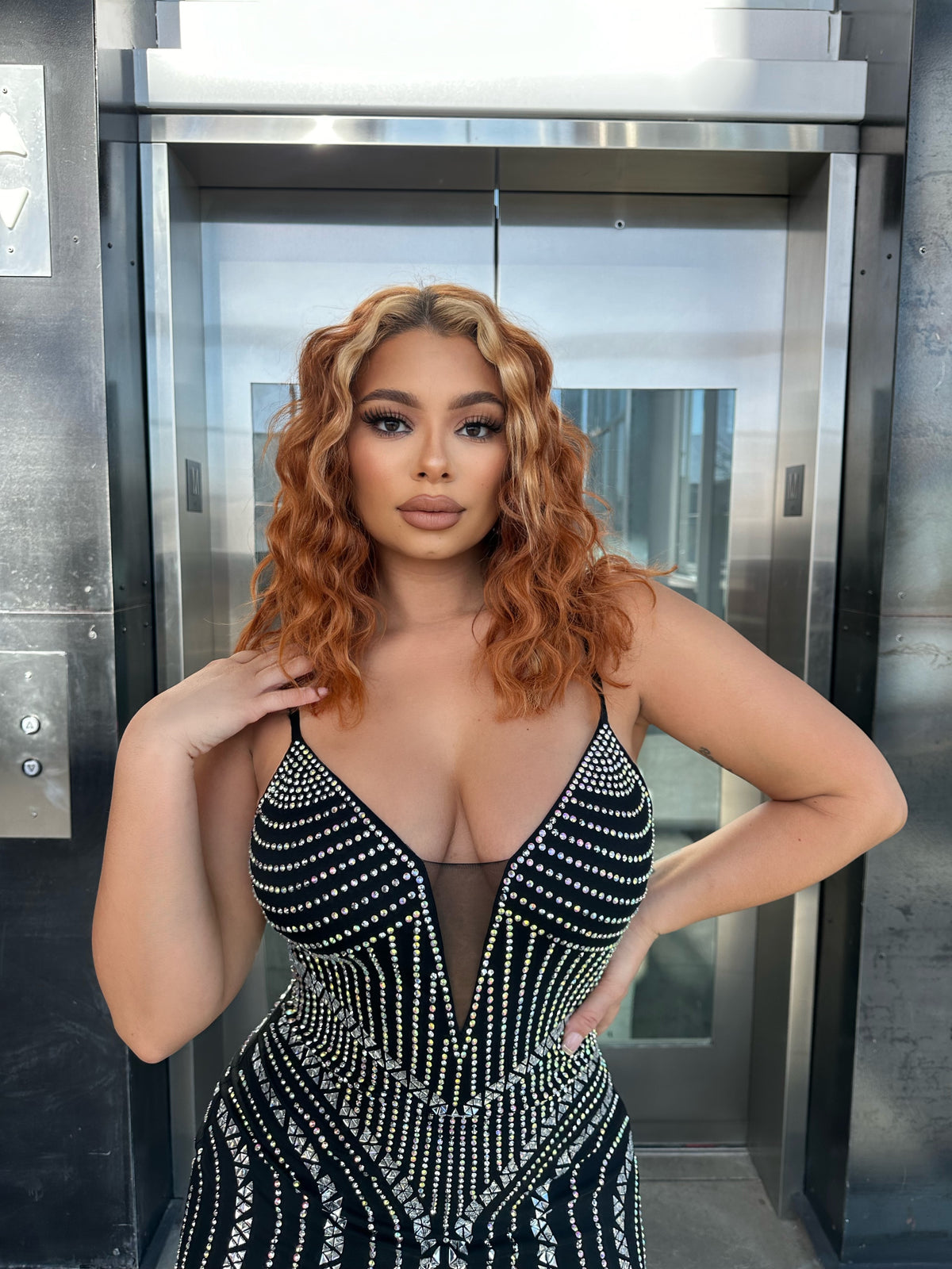 Jessica Embellished Mini Dress