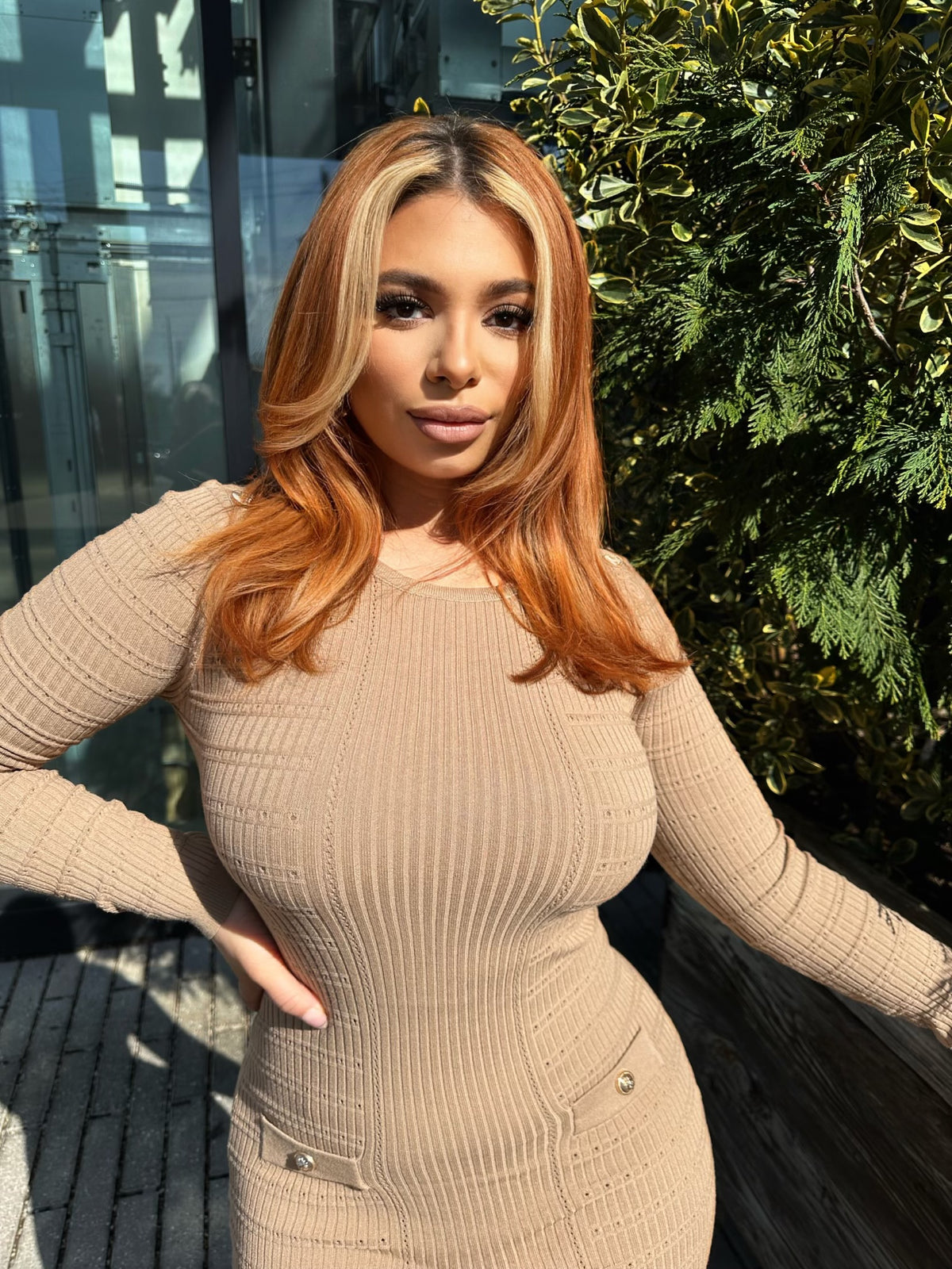 Perla Knit Midi Dress (More Colors)