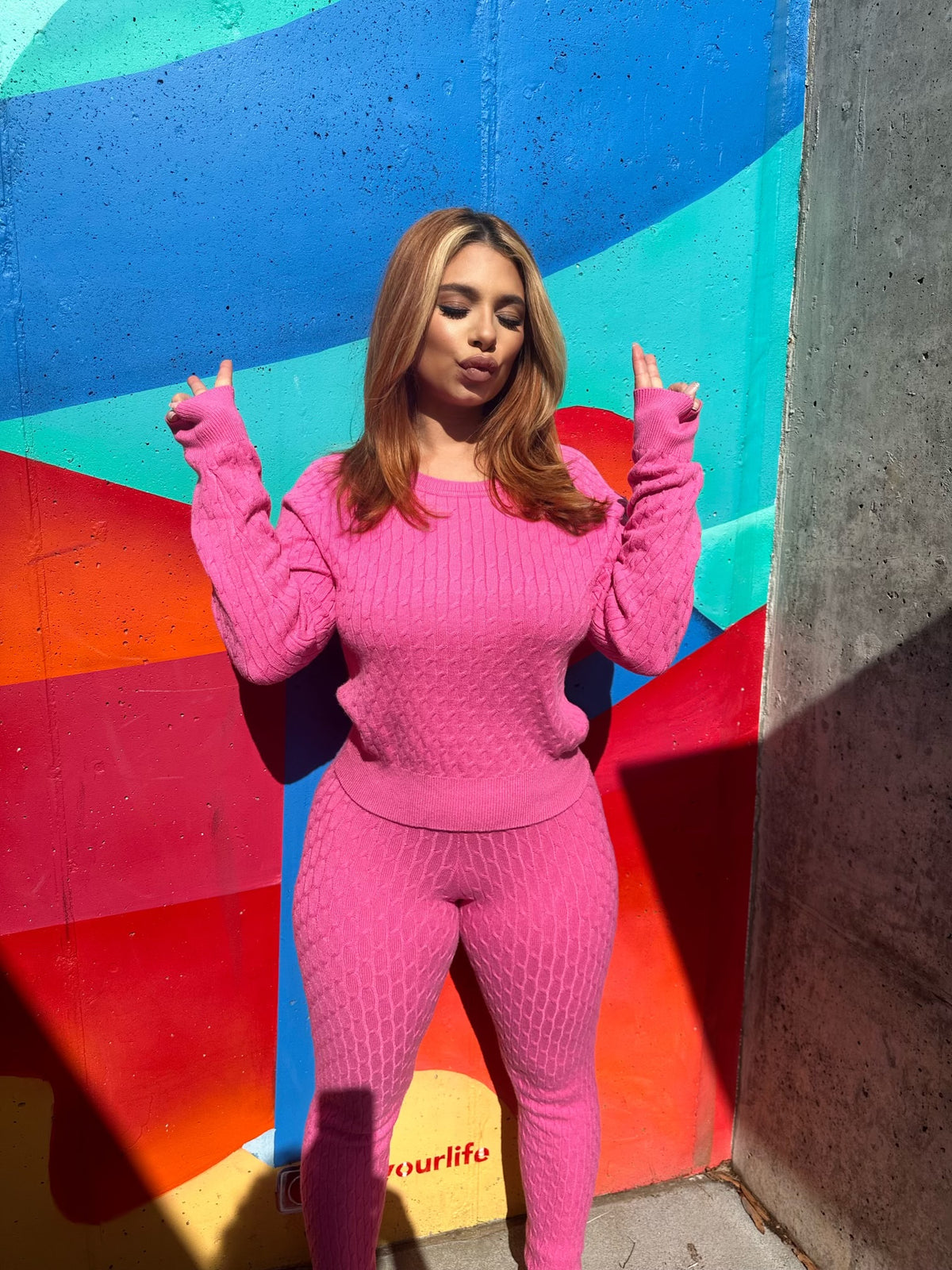 Gianna Cable Knit Set (More Colors)