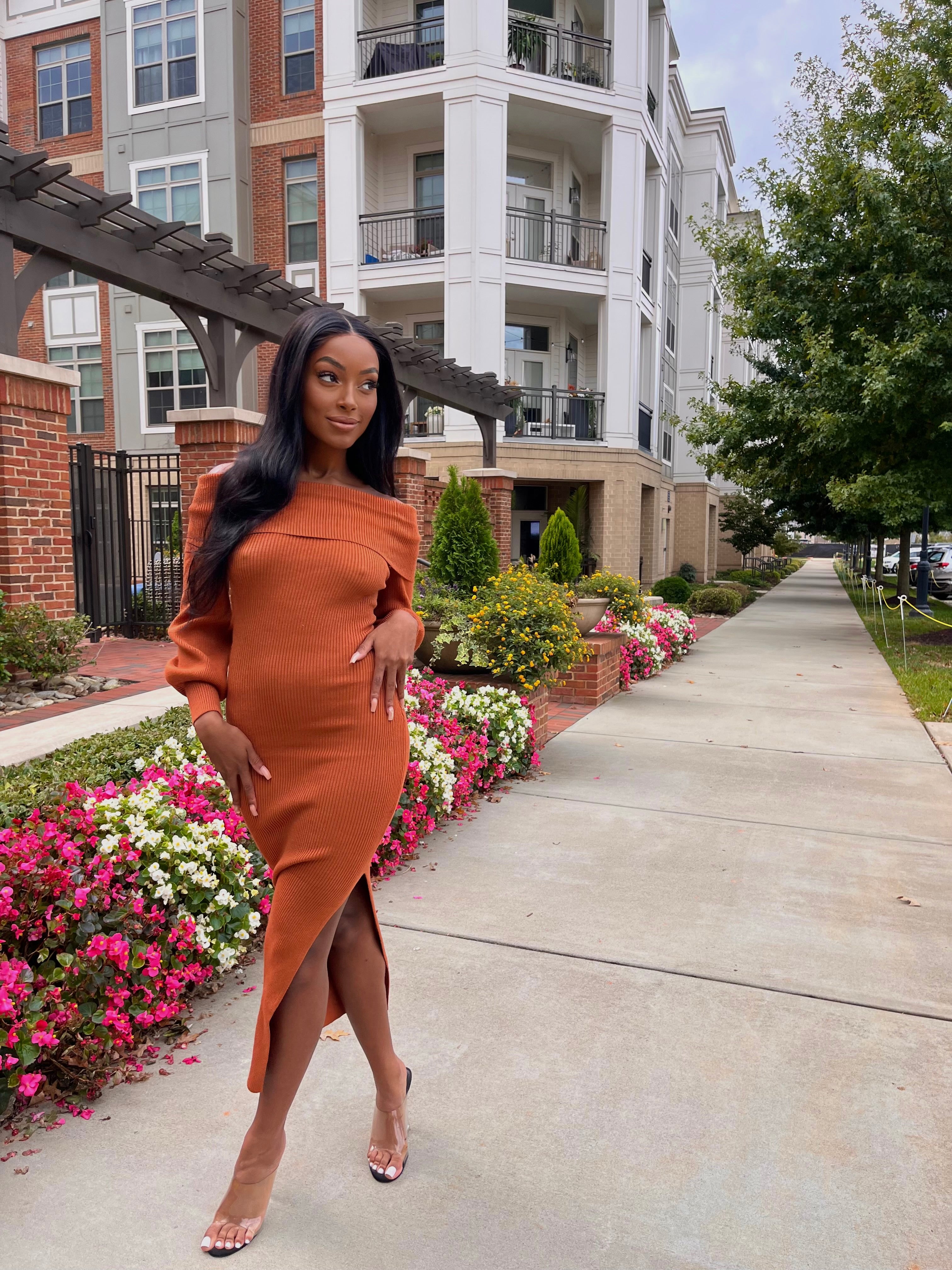 Gabriella Sweater Midi Dress - DOLCE & DIVA Gabriella Sweater Midi Dress - DOLCE & DIVA