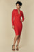 Jazmine Long Sleeve Red Bandage Dress