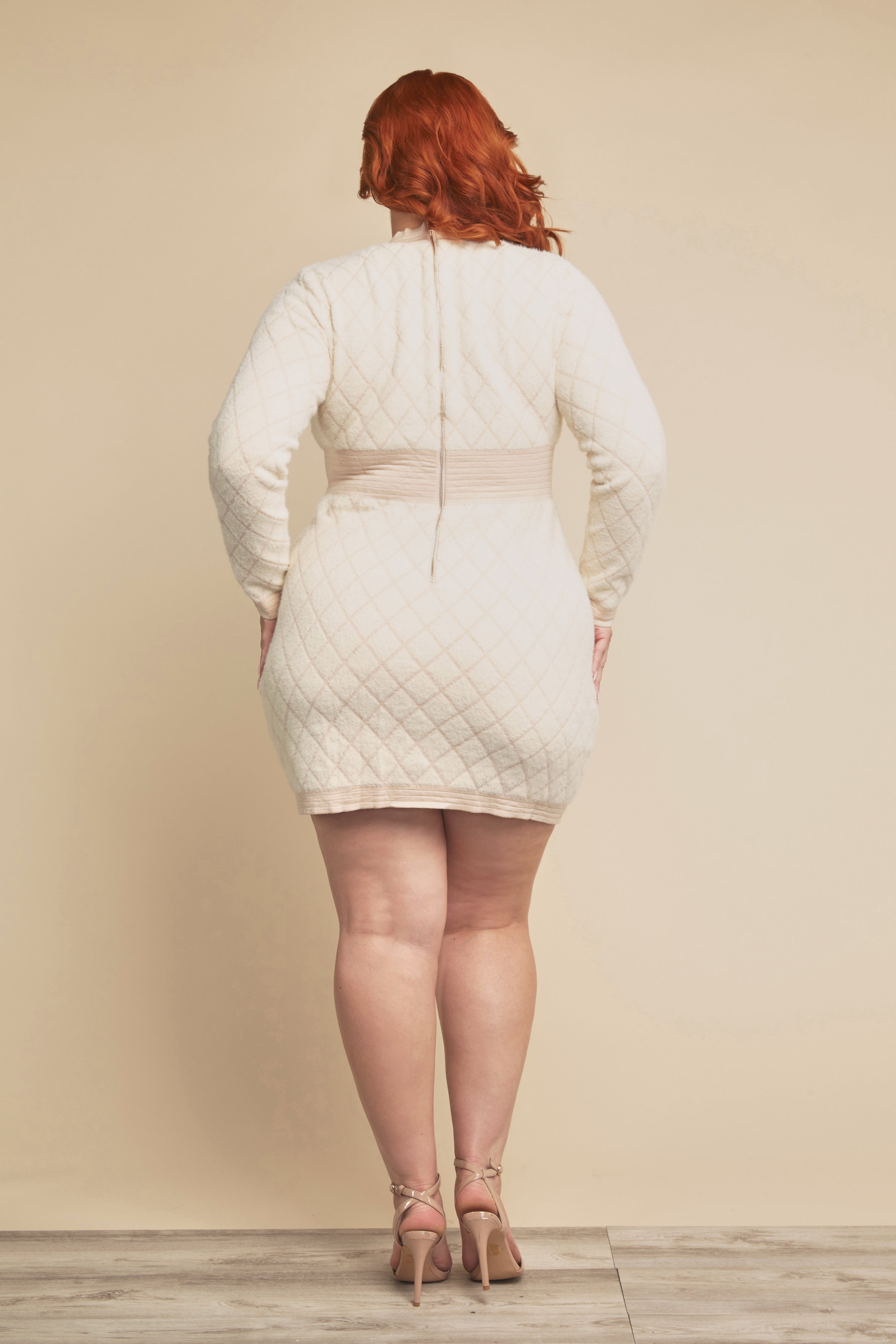 Layla Curvy Fuzzy Sweater Dress
