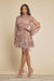 Giada Leopard Ruffle Mini Dress