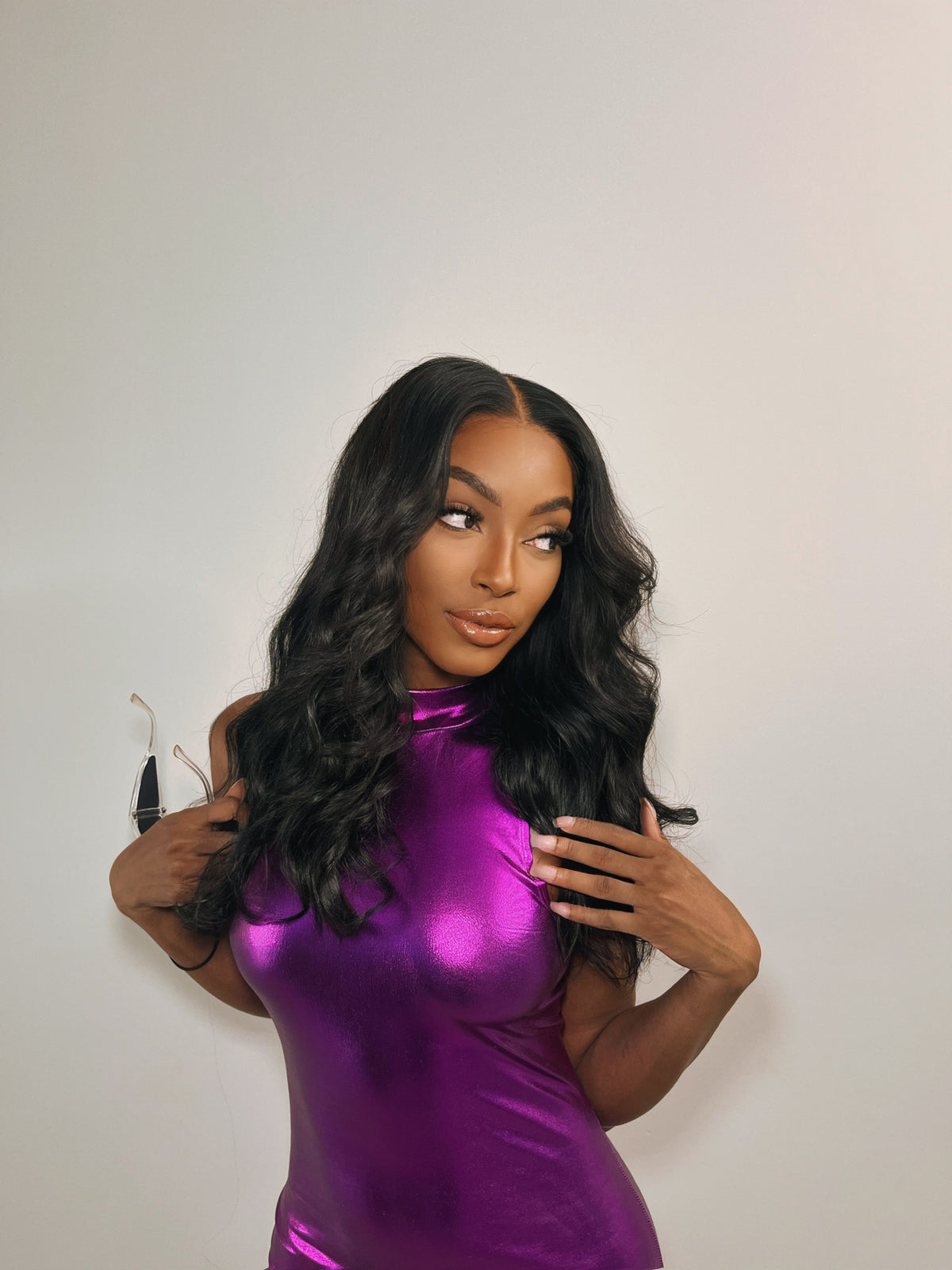 Nova Metallic Mini Dress (More Colors)