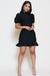 Drea Short Sleeve Black Bandage Dress